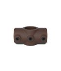 Type 22 Vintage-brown, Two Socket Cross, Ø33,7 mm