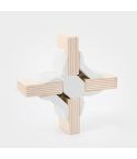 Playwood Connector 2pcs x- shape white