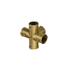 RVT 4-suunaline ristklamber, Ø30 mm, kuldne