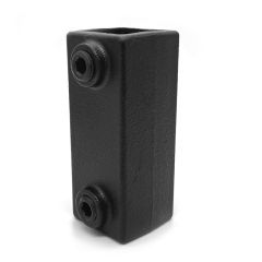 Type 8, Straight Coupling, black 25x25mm