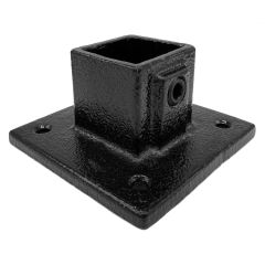 Type 10, Square footplate, black - 40 mm