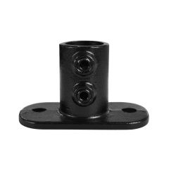 Tüüp 12 Must, Ovaalne otsa klamber, Ø26,9 mm