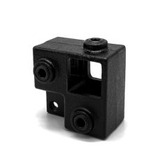 Type 21, Corner connection 90°, black - 25x25 mm
