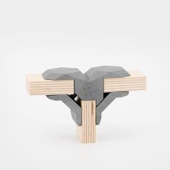 Playwood Connector 2 pcs T-shape grey