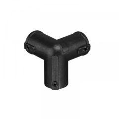 Tüüp 18, RVT Kolmpea 90° nurkklamber, Ø30 mm, must